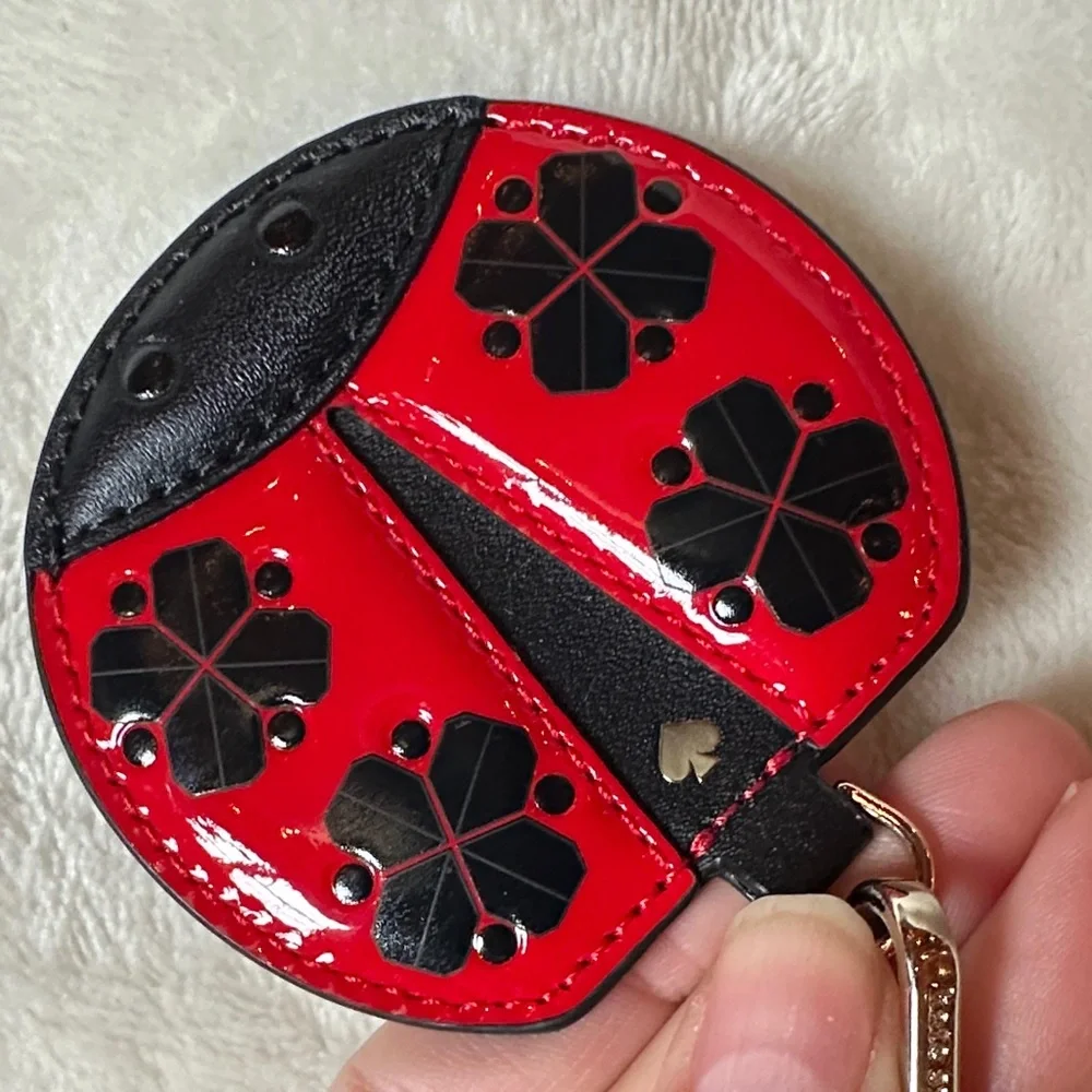 kate spade Red and Black Ladybug Phone Charm Case